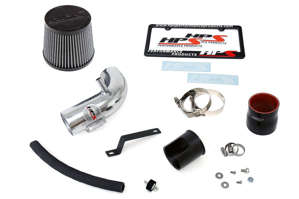 HPS Shortram Air Intake Kit 2012-2015 Honda Civic 1.8L, Polish