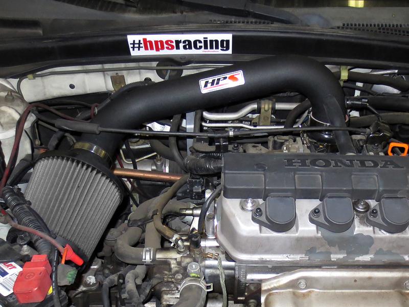 HPS Shortram Air Intake Kit 2001-2005 Honda Civic DX EX LX VI 1.7L, Black