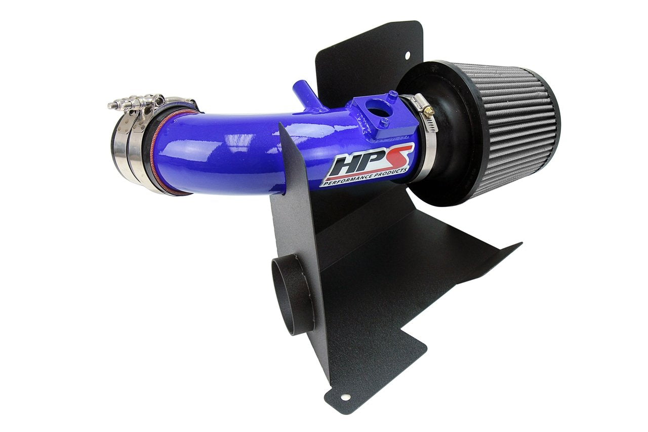 HPS Shortram Air Intake Kit 2013-2015 Acura ILX 2.4L, Includes Heat Shield, Blue