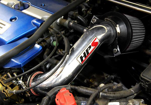 HPS Shortram Air Intake Kit 2002-2006 Acura RSX Base 2.0L, Includes Heat Shield, Black