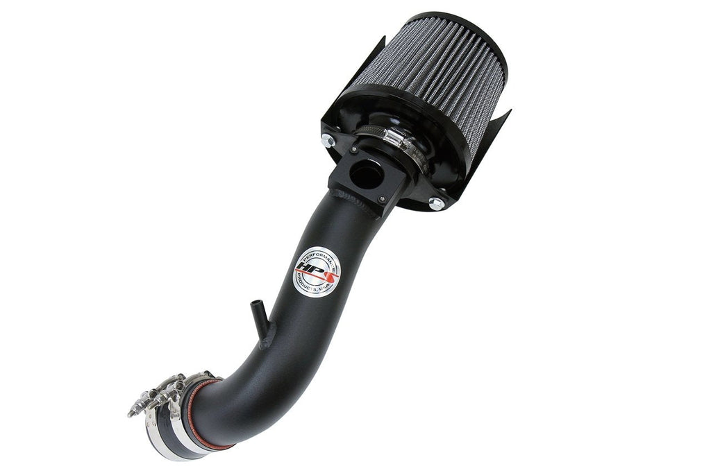 HPS Performance Products Shortram Air Intake Kit 2008-2014 Mitsubishi Lancer 2.0L 2.4L Non Turbo, Includes Heat Shield, Black