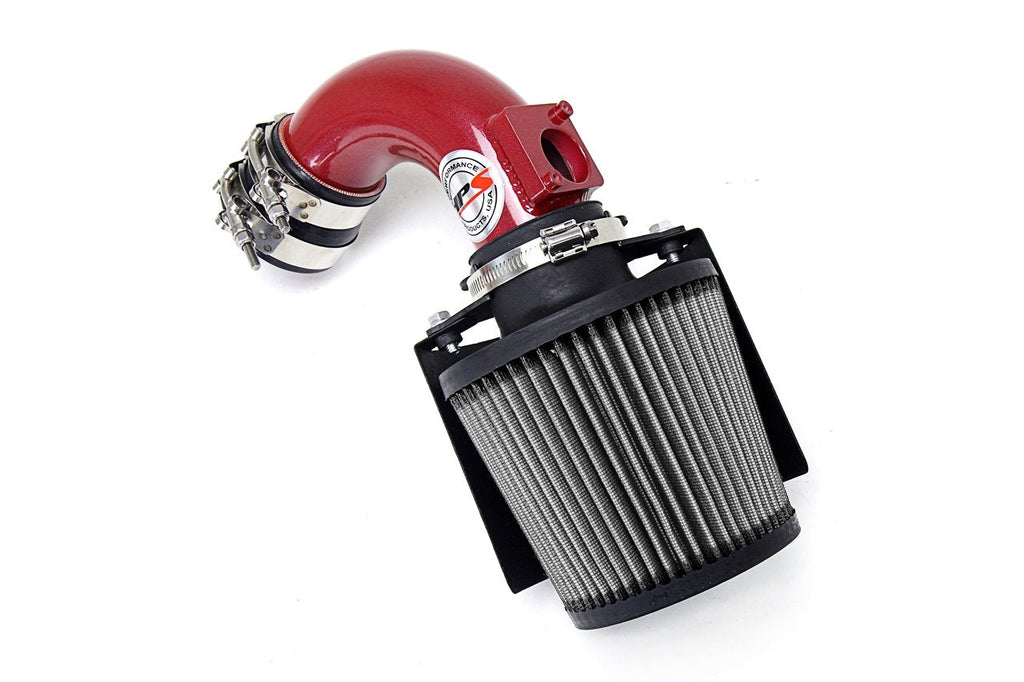 HPS Shortram Air Intake Kit 2006-2007 Mazda Mazda5 2.3L Non Turbo, Includes Heat Shield, Red