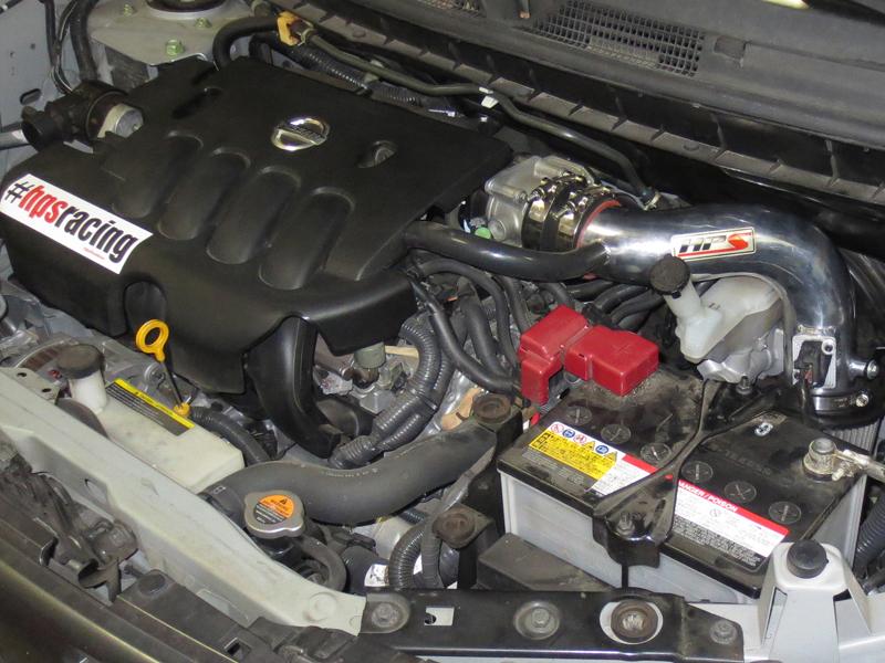 HPS Shortram Air Intake Kit 2009-2014 Nissan Cube 1.8L, Polish