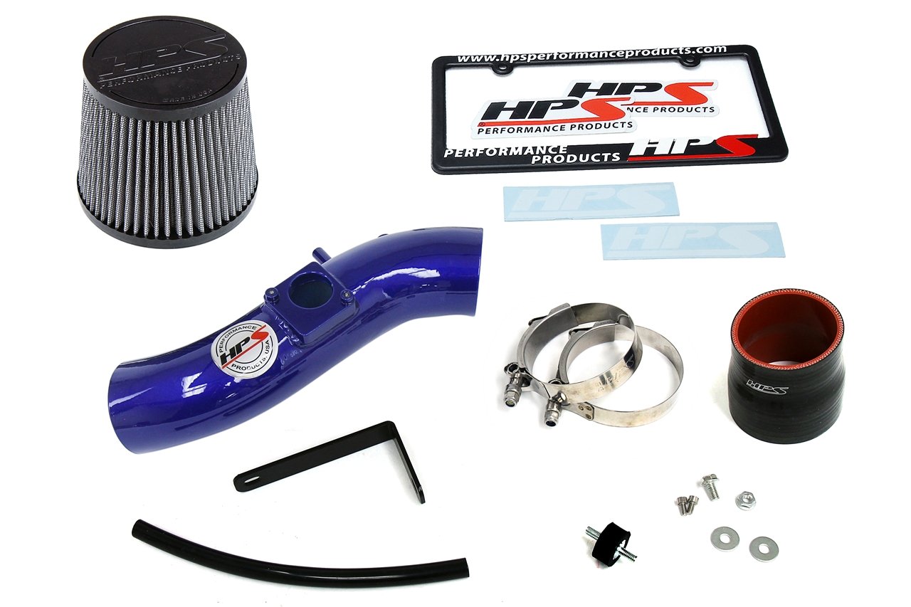 HPS Shortram Air Intake Kit 2003-2004 Pontiac Vibe 1.8L, Blue