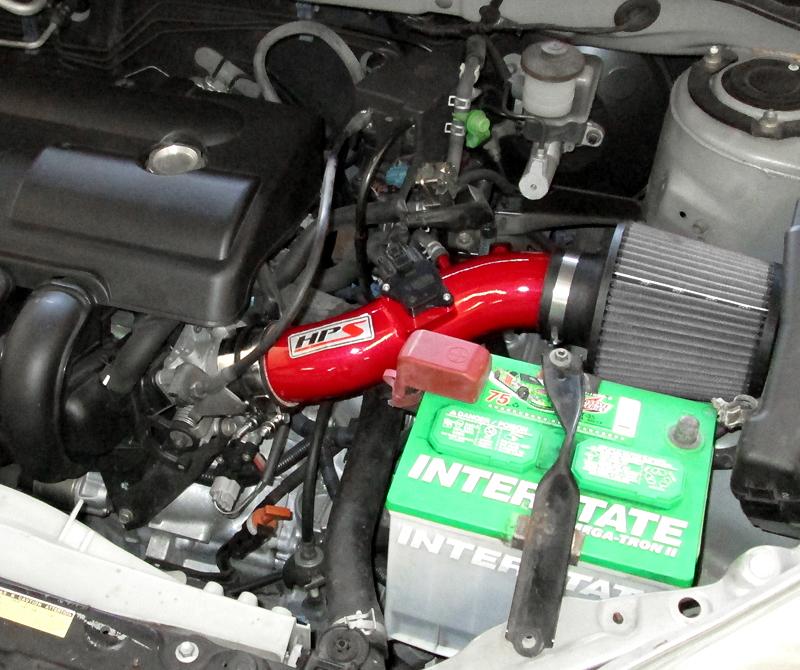 HPS Shortram Air Intake Kit 2003-2004 Toyota Corolla 1.8L, Red