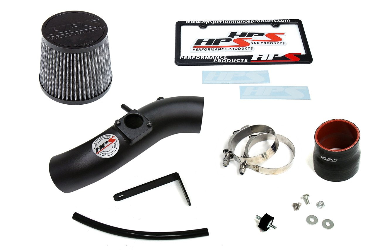 HPS Shortram Air Intake Kit 2003-2004 Pontiac Vibe 1.8L, Black