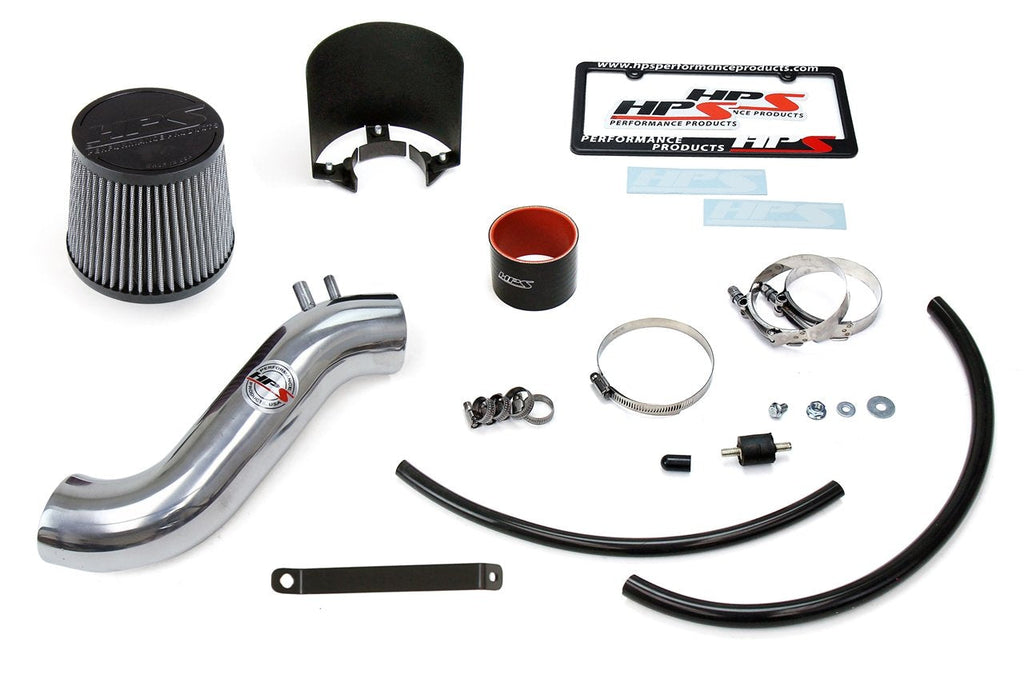 HPS Shortram Air Intake Kit 2015-2018 Hyundai Sonata 2.4L Non Turbo, Includes Heat Shield, Polish