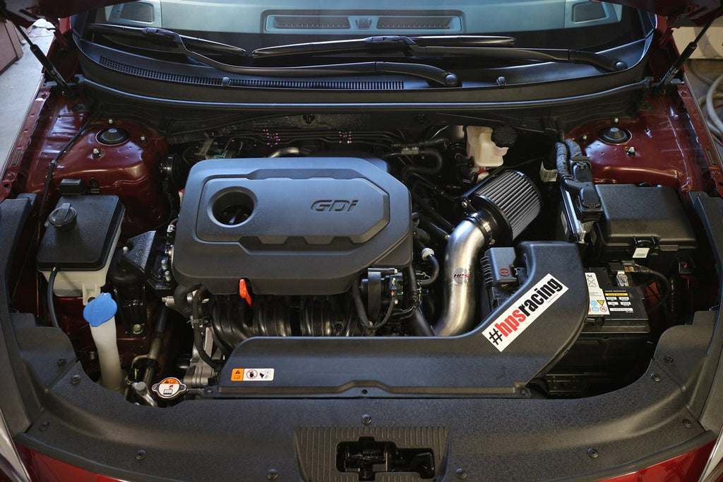 HPS Performance HPS Shortram Air Intake Kit 2016-2020 Kia Optima 2.4L Non Turbo, Includes Heat Shield, 827-549