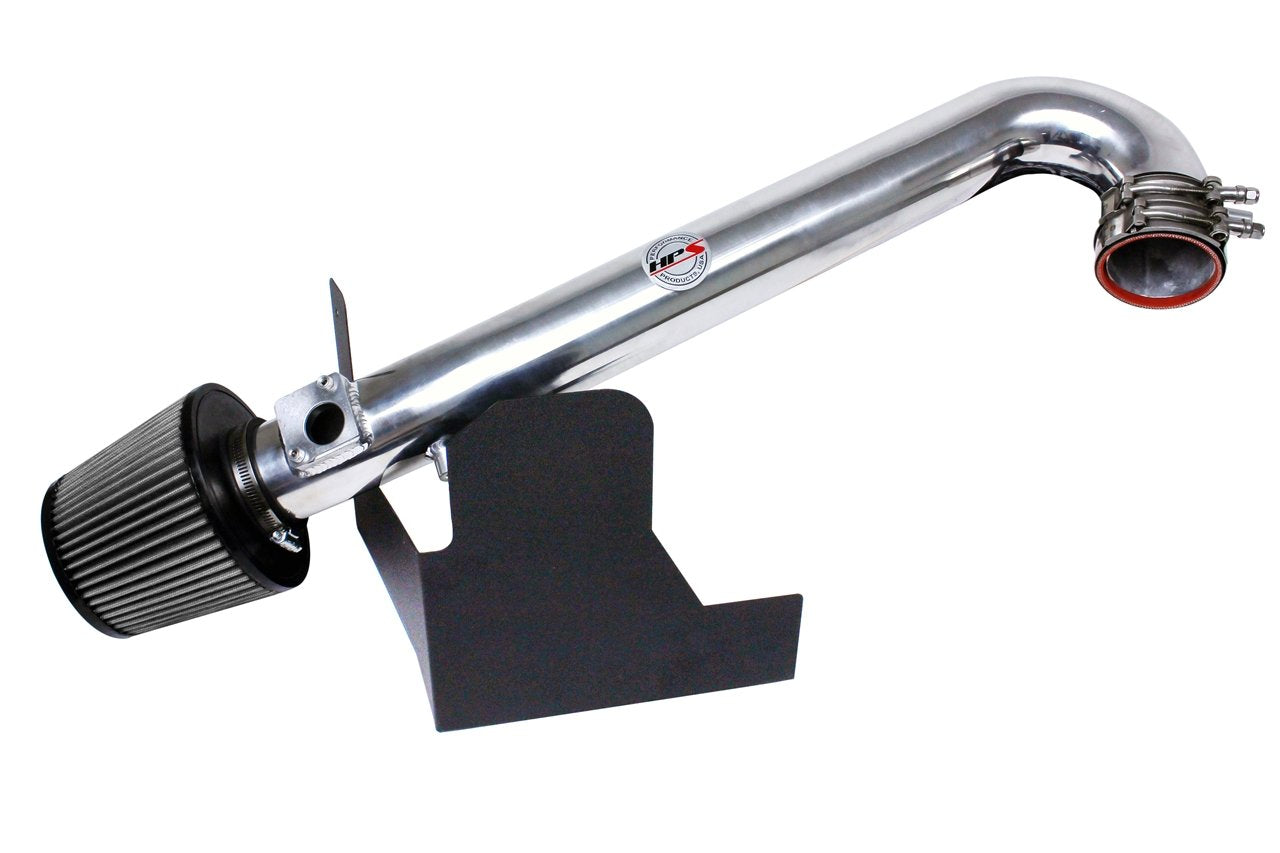 HPS Shortram Air Intake Kit 2011-2016 Subaru Forester 2.5L Non Turbo, Includes Heat Shield, Polish
