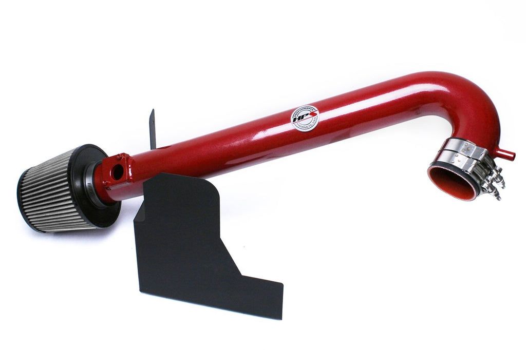 HPS Shortram Air Intake Kit 2012-2017 Subaru Legacy 2.5L Non Turbo, Includes Heat Shield, Red