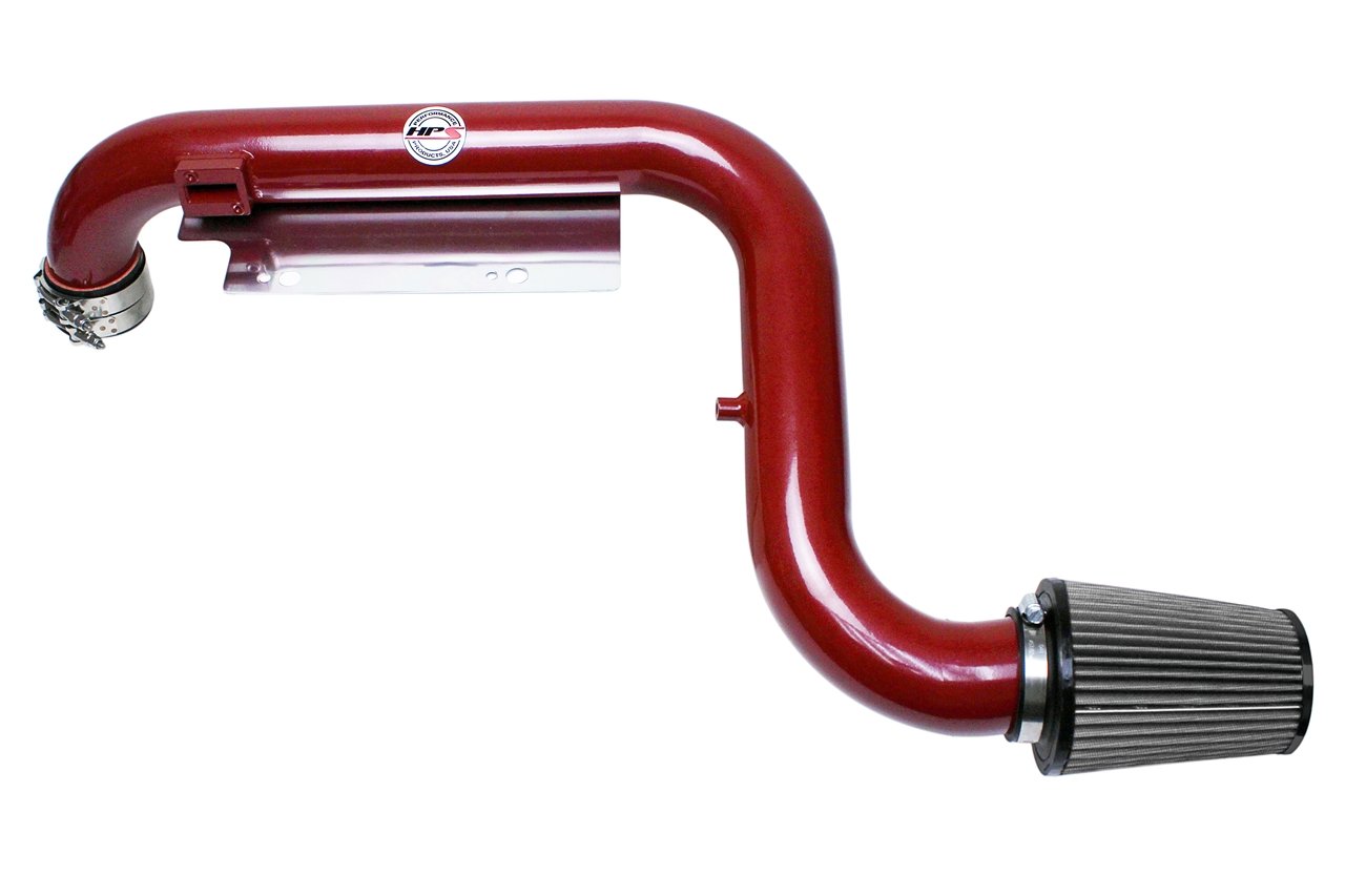 HPS Shortram Air Intake Kit 2006-2008 Volkswagen Passat 2.0T Turbo FSI Manual Trans., Includes Heat Shield, Red