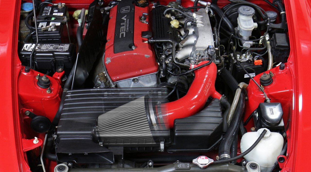 HPS Shortram Air Intake Kit 2000-2003 Honda S2000 AP1 2.0L, Black