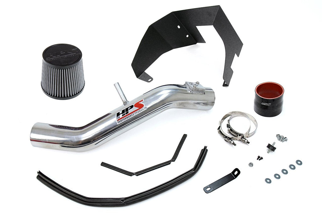 HPS Shortram Air Intake Kit 2014-2017 Lexus IS350 3.5L V6, Includes Heat Shield, Polish