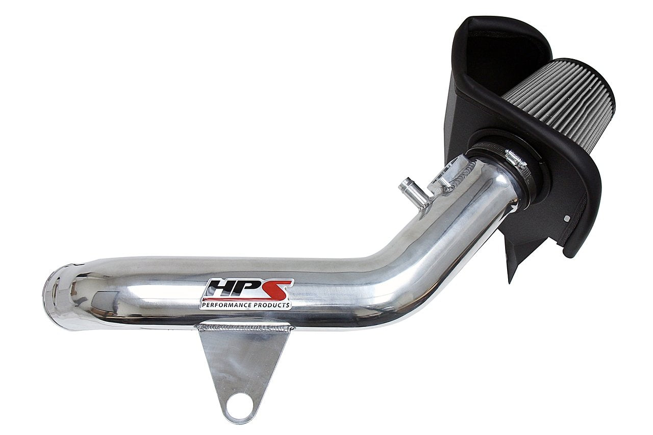 HPS Shortram Air Intake Kit 2014-2016 BMW M235i F22 3.0L Turbo N55, Includes Heat Shield, Polish