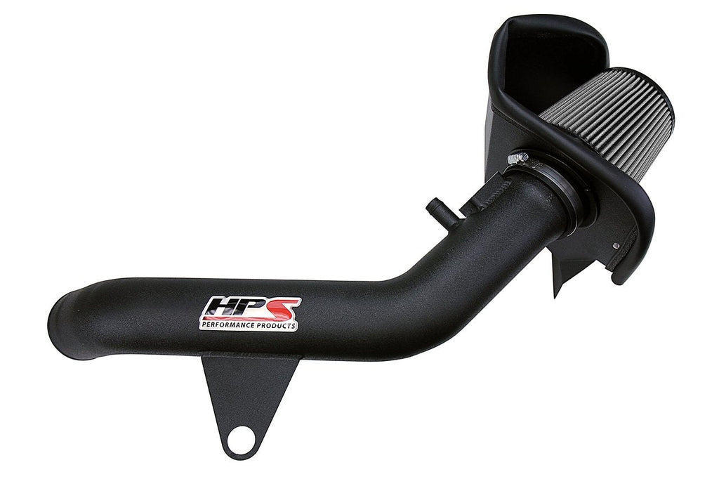 HPS Shortram Air Intake Kit 2012-2015 BMW 335ix F30 3.0L Turbo N55, Includes Heat Shield, Black