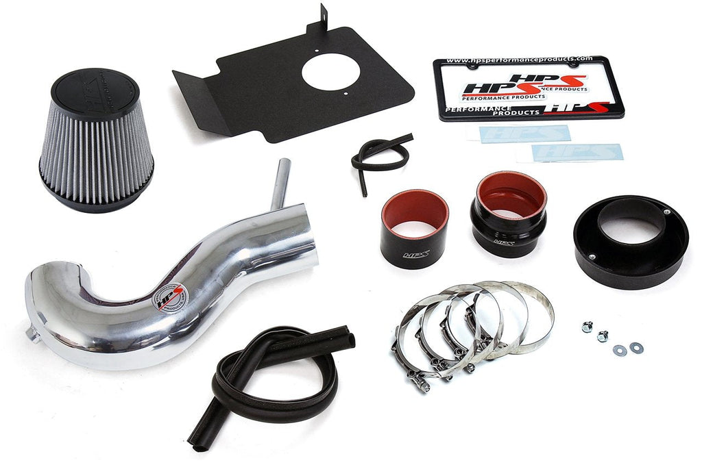 HPS Shortram Air Intake Kit 2005-2008 Dodge Magnum 5.7L V8, Includes Heat Shield, Polish