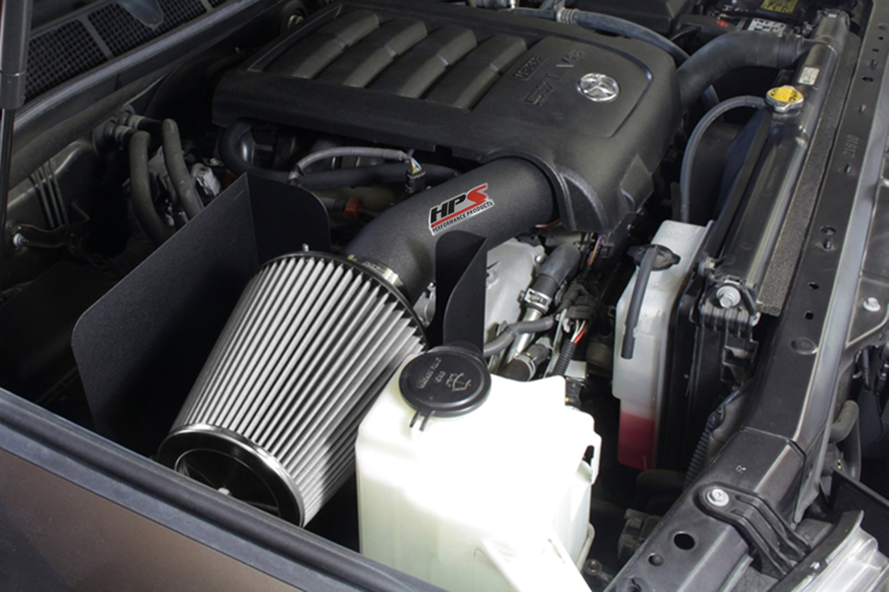 HPS Performance HPS Shortram Air Intake Kit 2008-2011 Toyota Sequoia 5.7L V8, Includes Heat Shield, 827-629