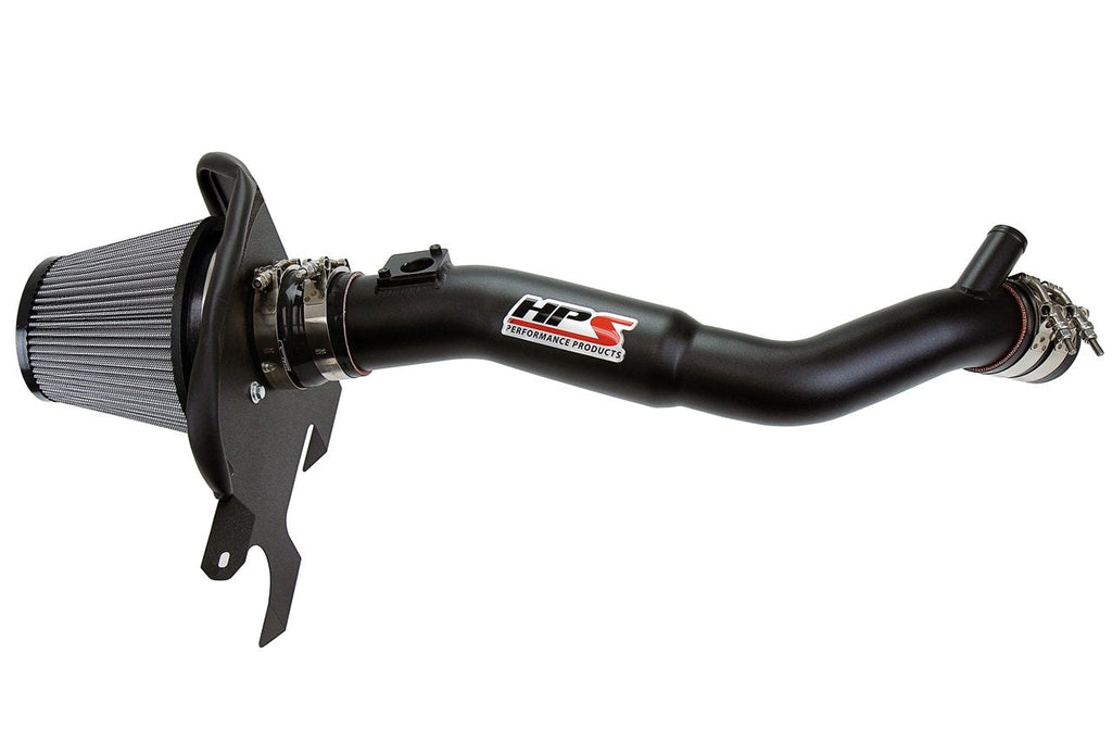 HPS Shortram Air Intake Kit 2016-2017 Lexus RC200t 2.0L Turbo, Includes Heat Shield, Black