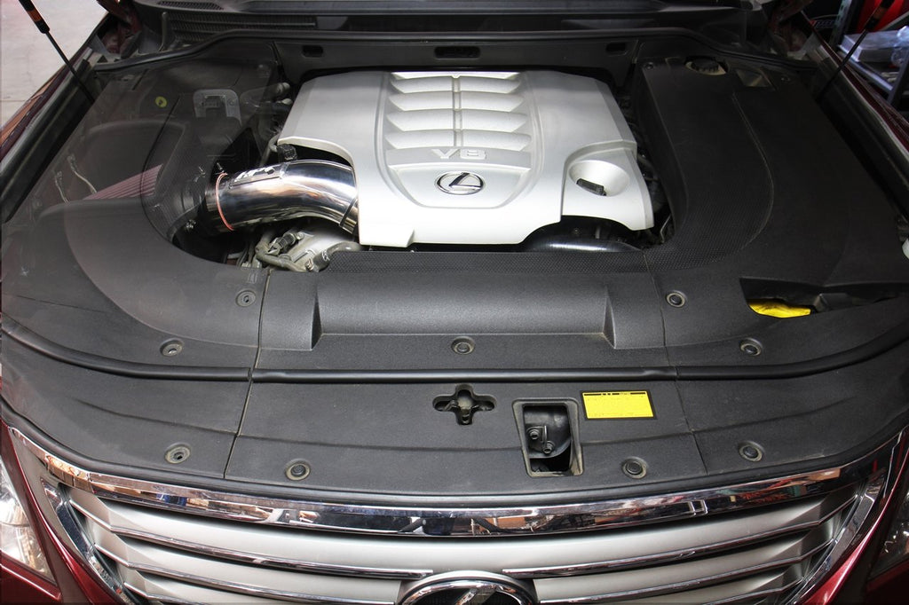 HPS Shortram Air Intake Kit 2008-2020 Toyota Land Cruiser 5.7L V8, Includes Heat Shield, 827-635