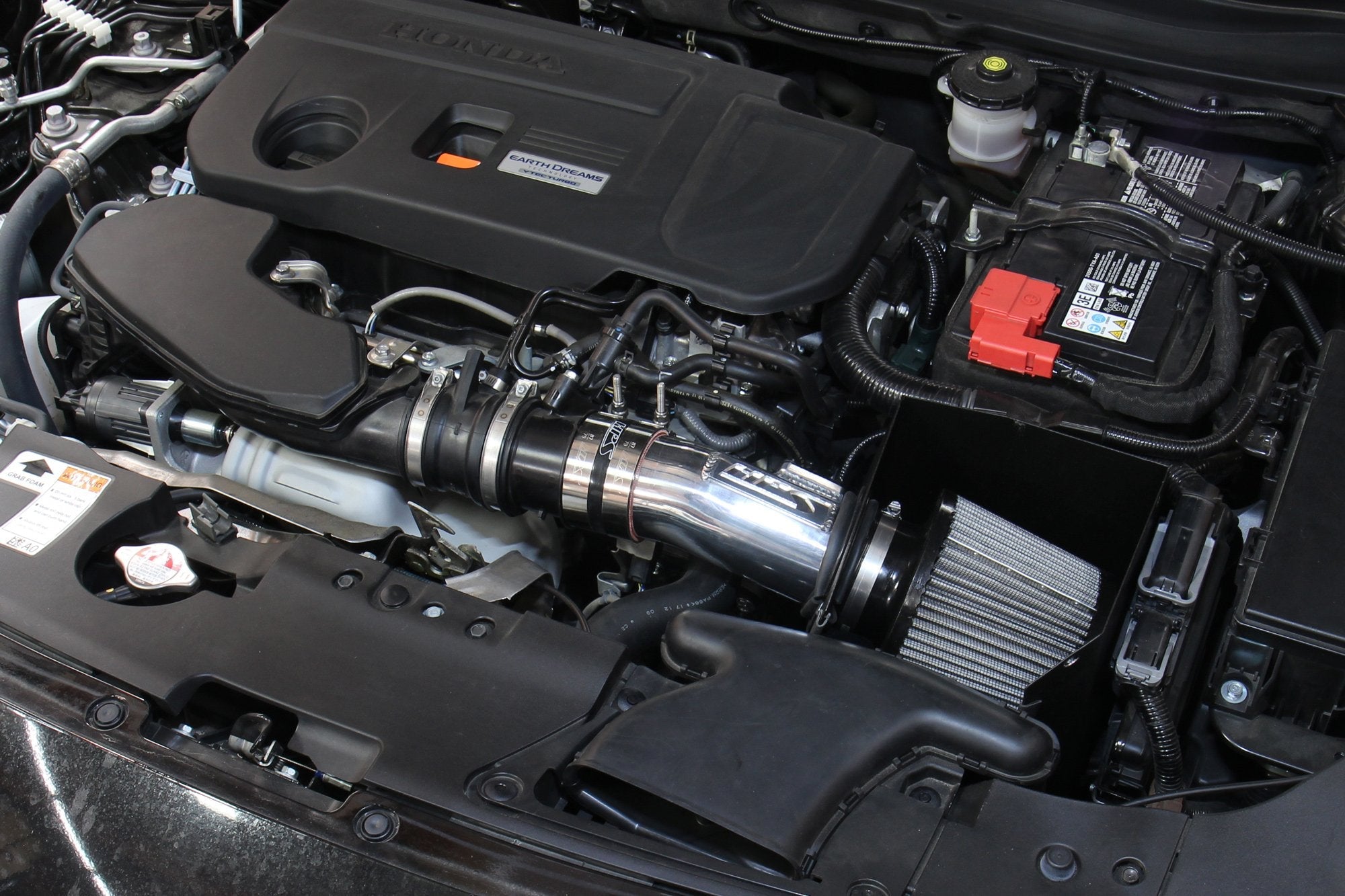 HPS Performance Air Intake Kit 2018-2022 Honda Accord 2.0L Turbo, Includes Heat Shield, 827-656