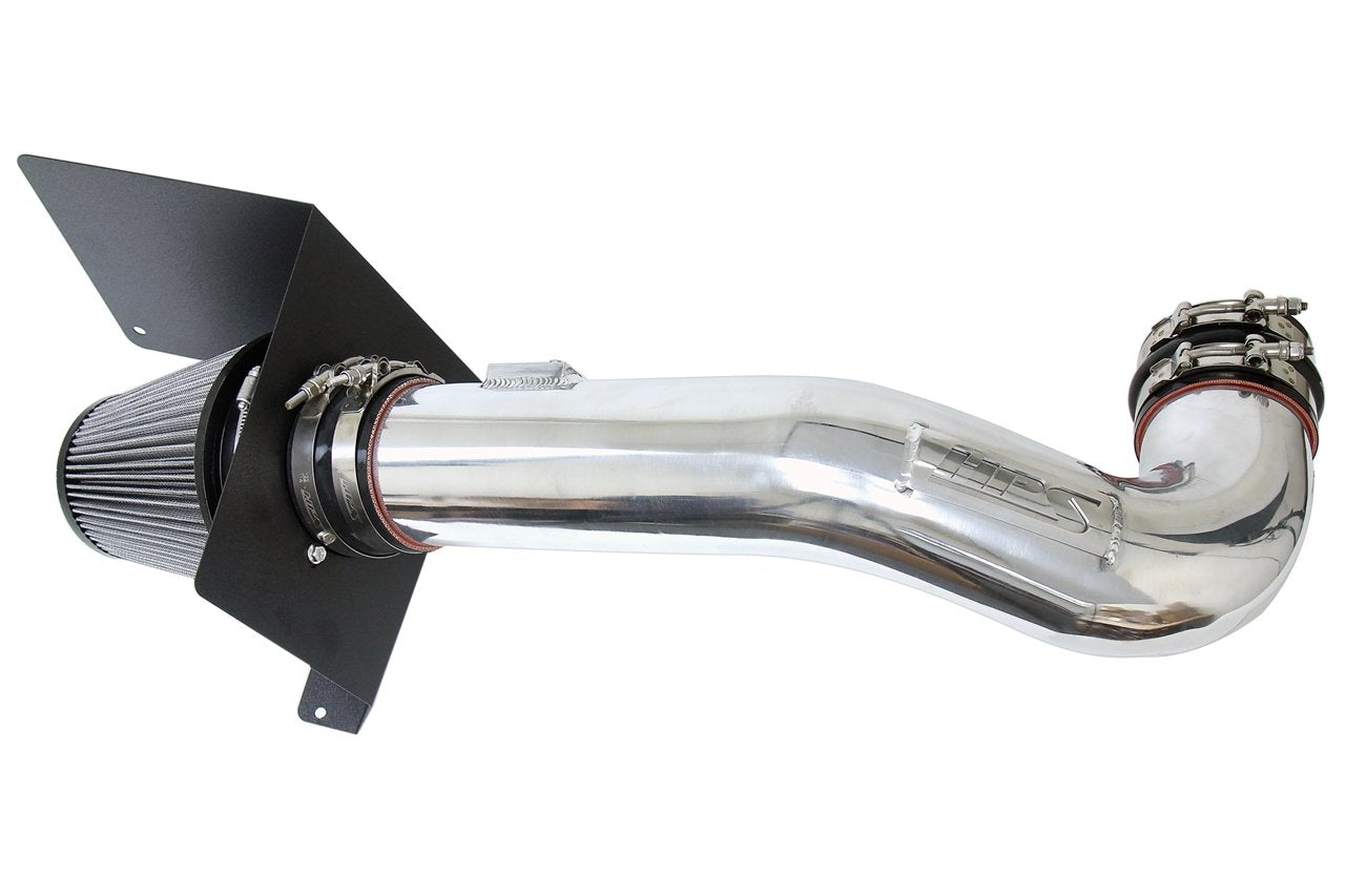HPS Performance HPS Shortram Air Intake Kit 2009-2014 GMC Yukon 4.8L 5.3L 6.2L V8, Includes Heat Shield, 827-667