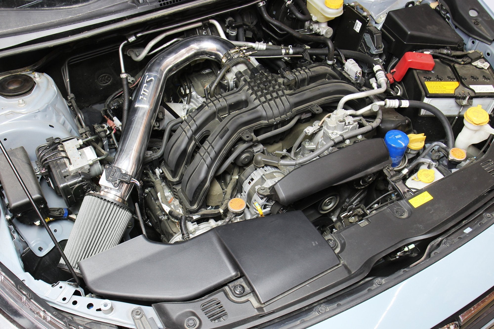 HPS Performance HPS Shortram Air Intake Kit with Heat Shield Subaru 2018-2025 Crosstrek 2.0L Non Turbo, 827-684
