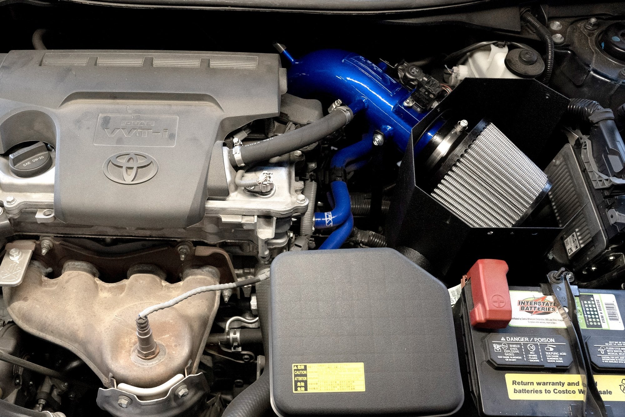 HPS Performance HPS All-New Shortram Air Intake Kit Toyota 2012-2017 Camry 2.5L, Includes Heat Shield, 827-691