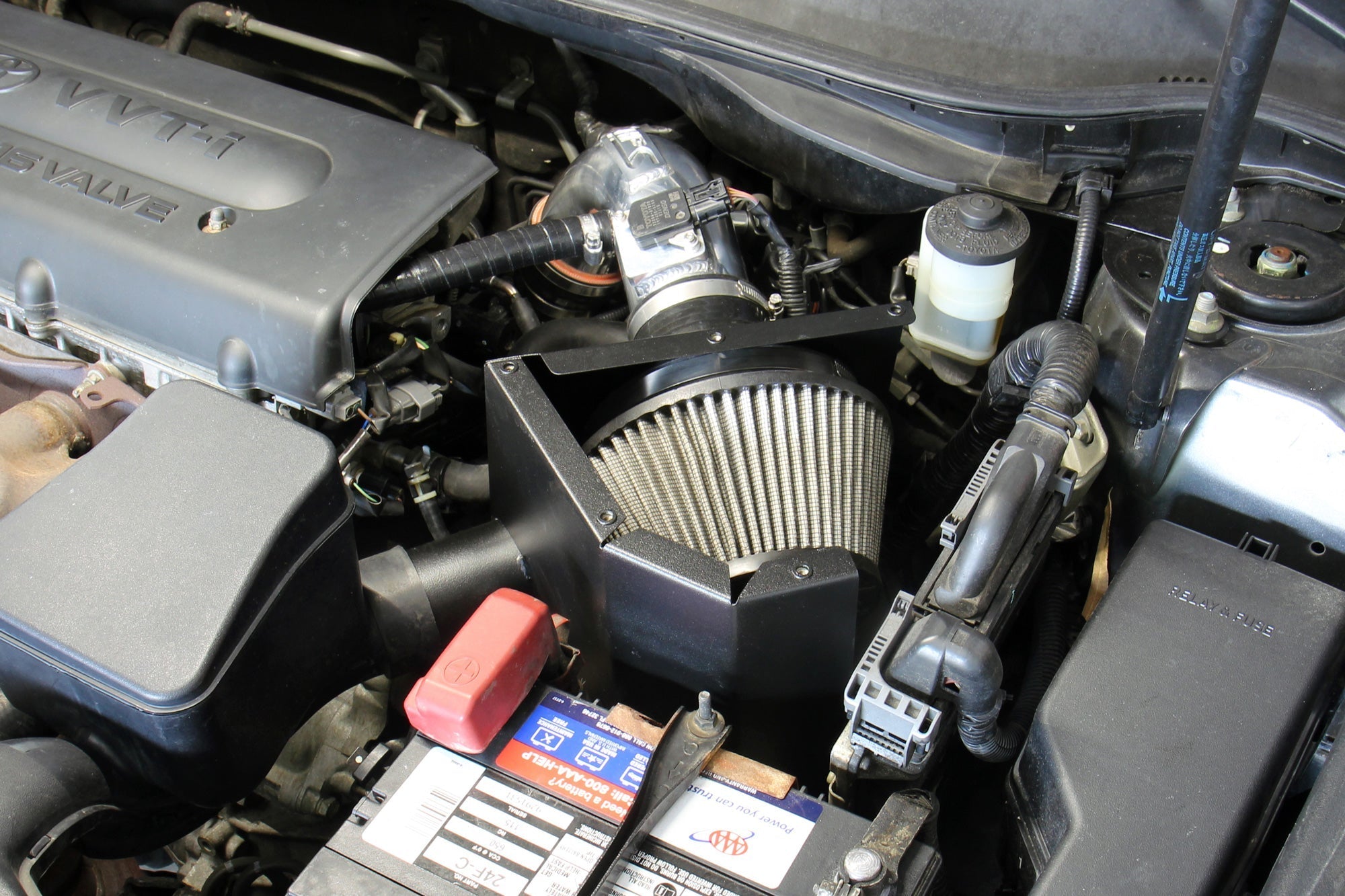 HPS Performance HPS Shortram Air Intake Kit with Heat Shield Toyota 2007-2009 Camry 2.4L , 827-693