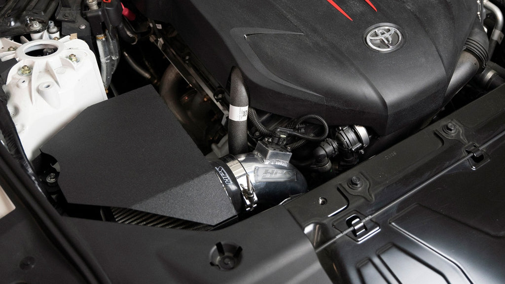 HPS Performance Products HPS Cold Air Intake Kit with Heat Shield Toyota 2020-2021 GR Supra 3.0L Turbo, 827-697