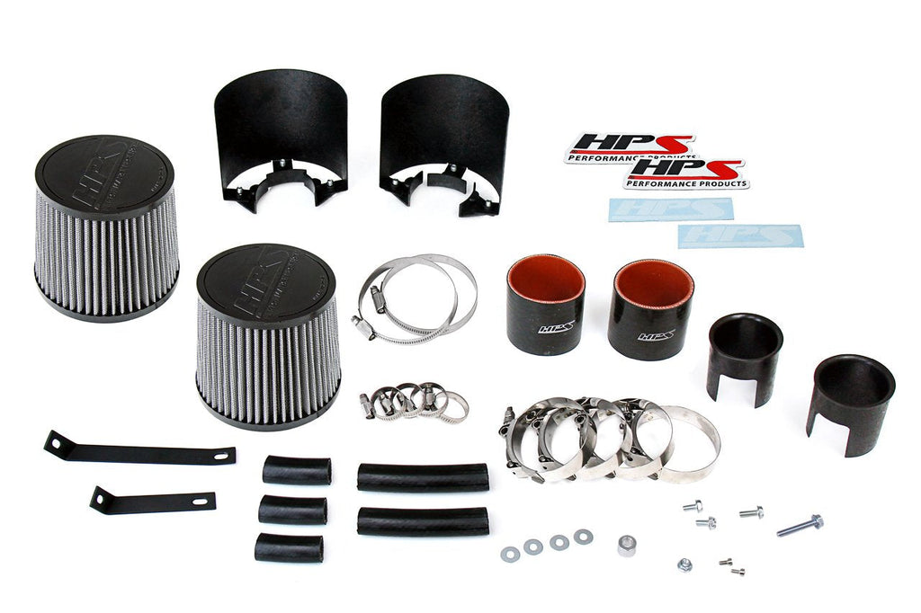 HPS Performance HPS Shortram Air Intake Kit Nissan 2009-2020 370Z 3.7L V6, Includes Heat Shield, 827-706