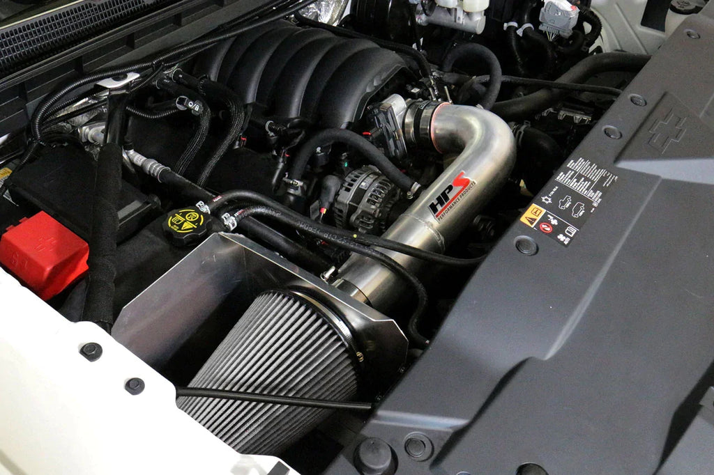 HPS Performance Air Intake Kit 2018-2020 Chevy Tahoe 6.2L V8, Includes Heat Shield, 827-707