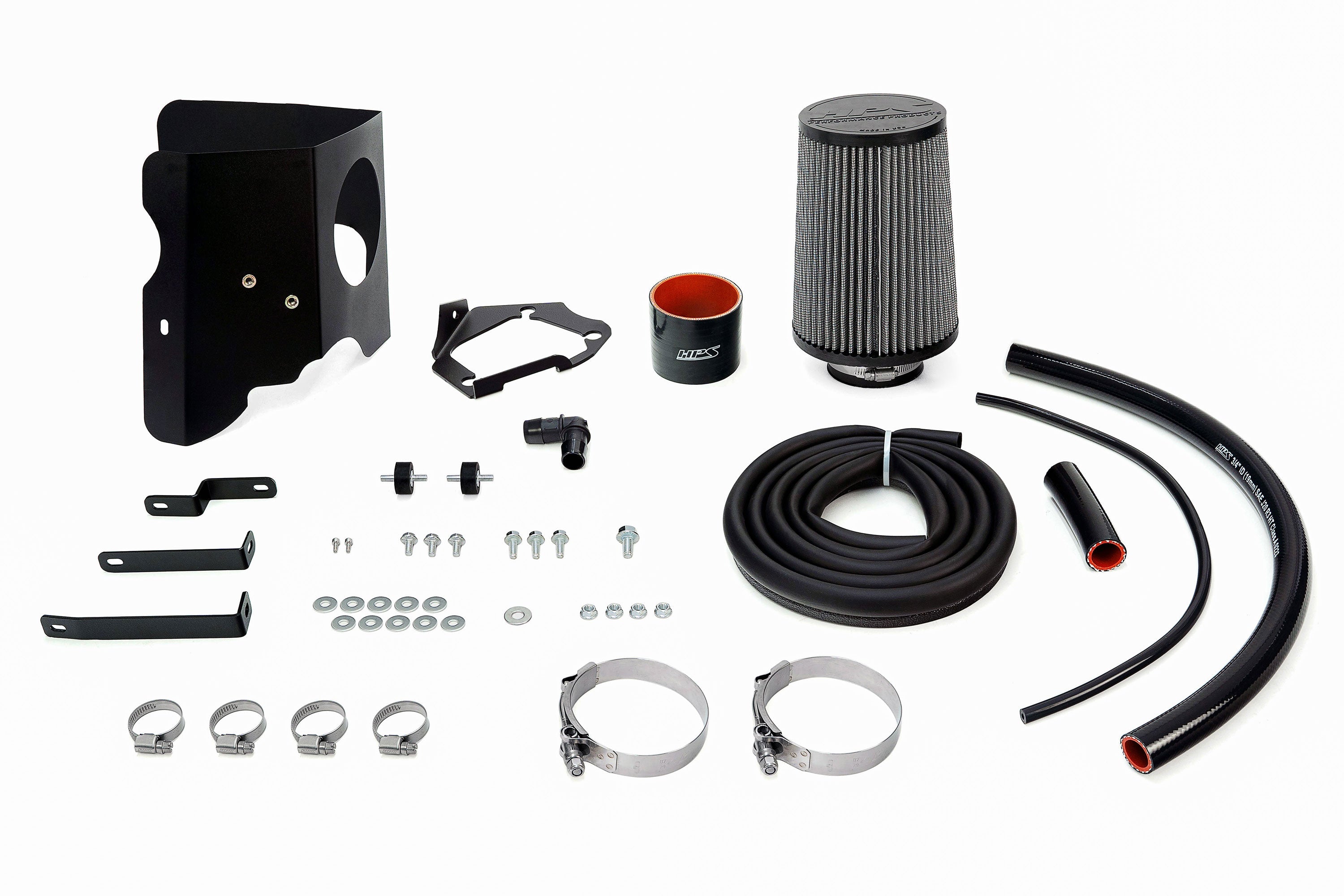 HPS Performance Products Air Intake Kit Toyota 2012-2015 Tacoma 4.0L V6, Includes Heat Shield, 827-718