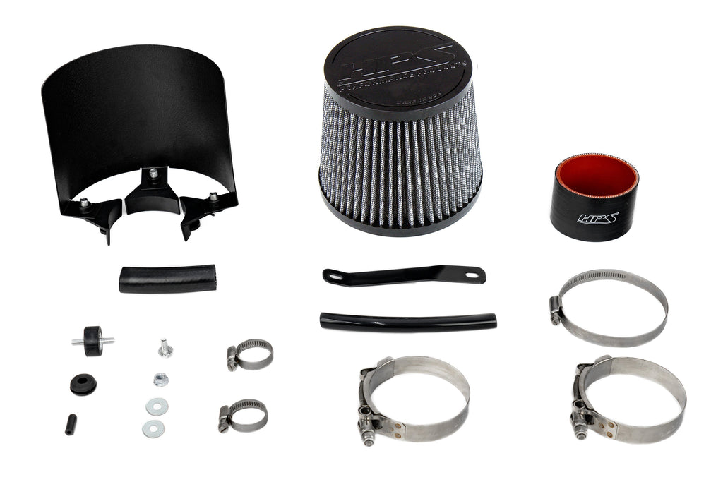 HPS Performance Air Intake Kit Acura 2002-2006 RSX Base 2.0L, Includes Heat Shield, 827-724