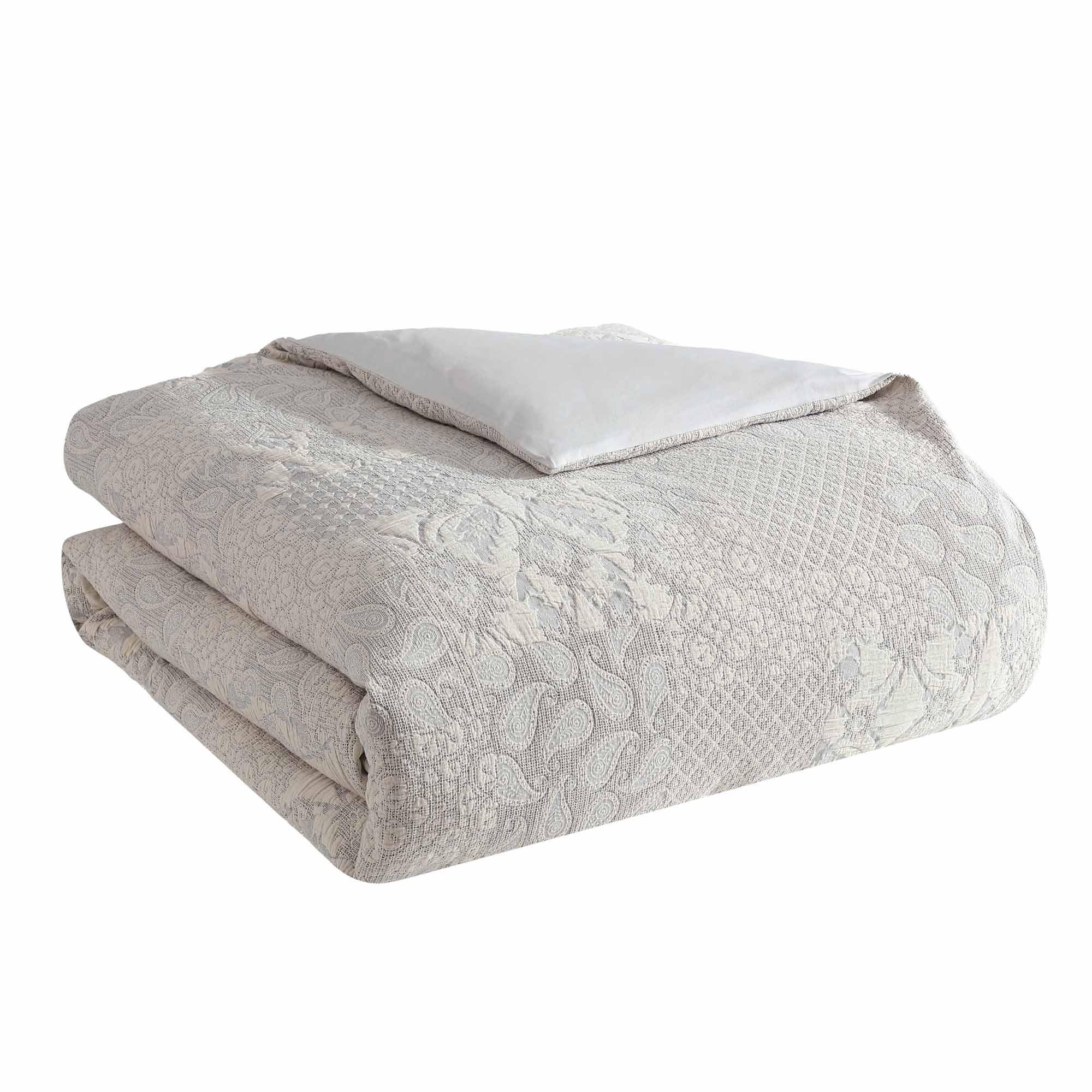Paisley 3 Piece Queen Comforter Cover Set