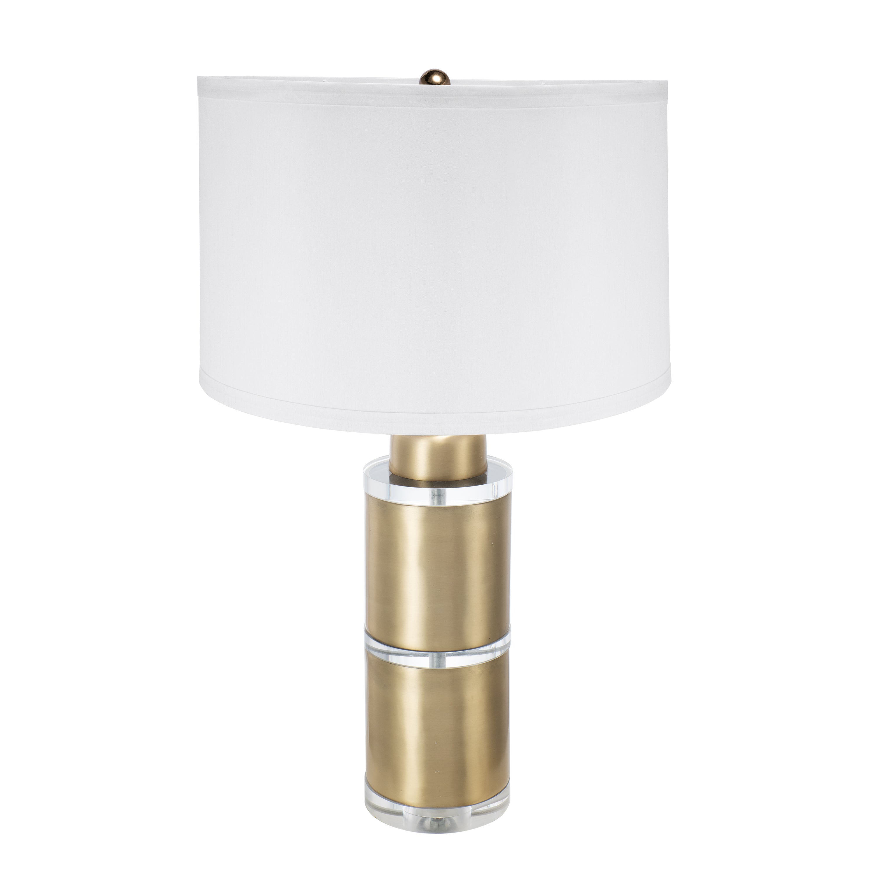 Elegant Table Lamp with Drum Shade