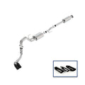 Ford Racing 15-18 F-150 3.5L Cat-Back Sport Exhaust System - Side Exit Black Chrome Tips M-5200-F1535RSBA