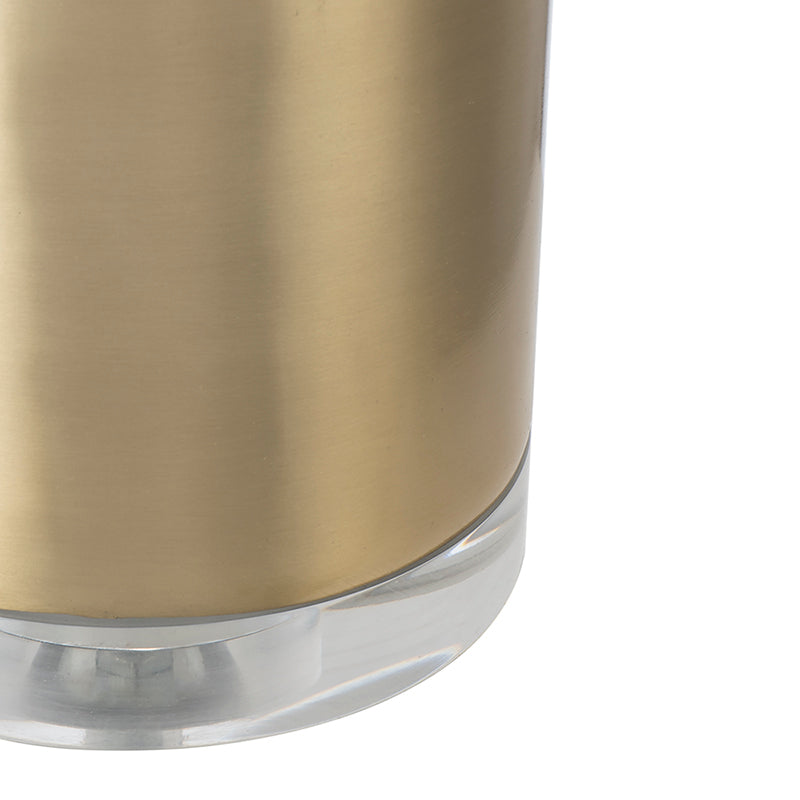 Elegant Table Lamp with Drum Shade