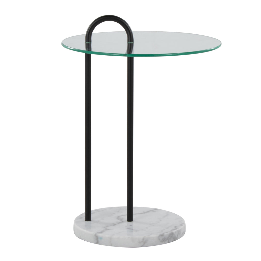 Claire Contemporary Glam Side Table