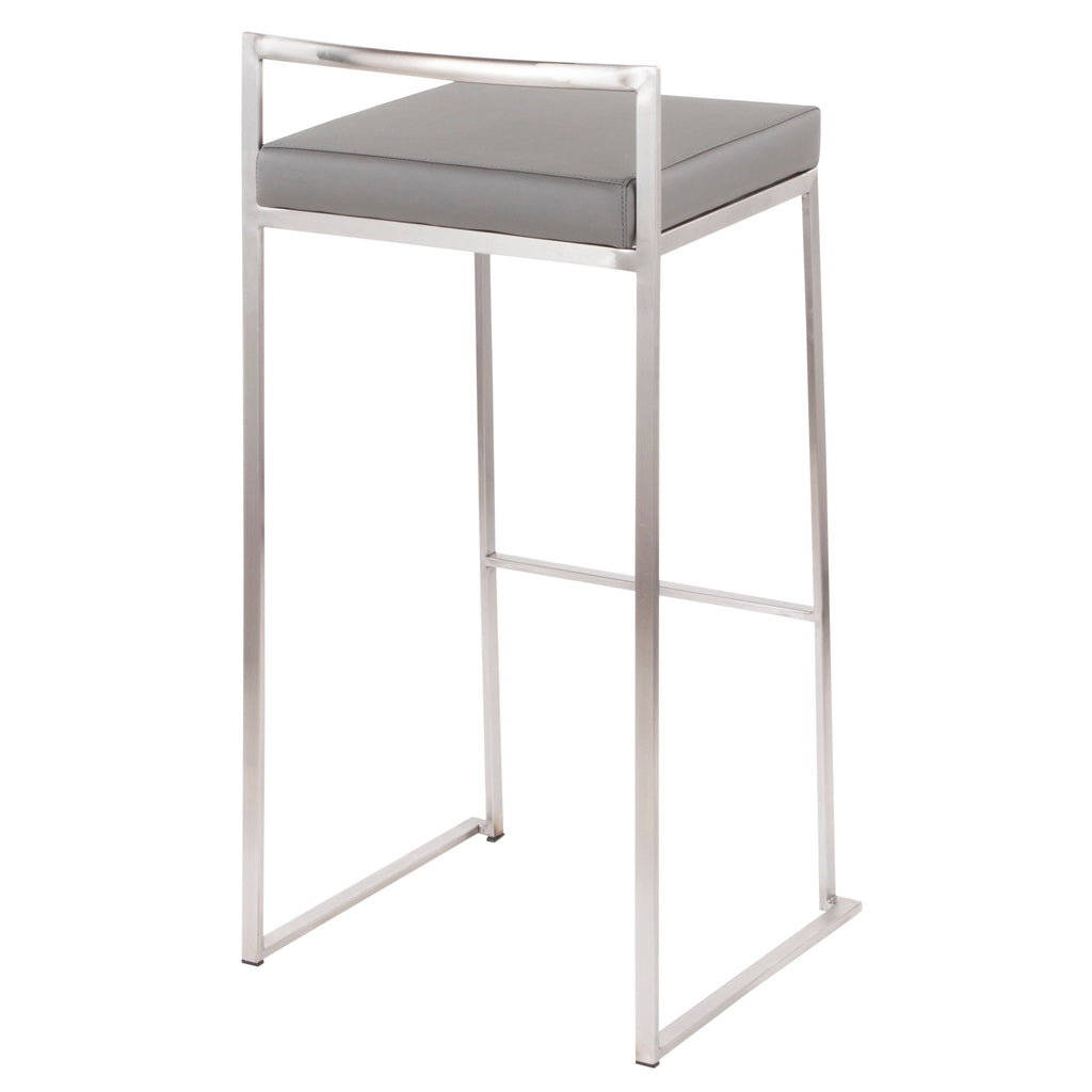 30" Contemporary Stackable Barstool Set