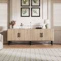 Functional 4-Door TV Cabinet
