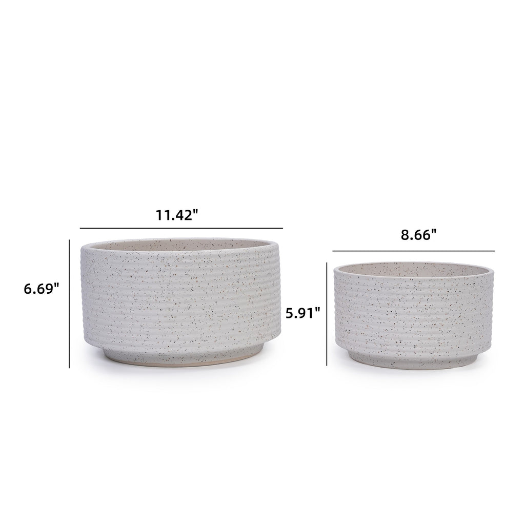 Handmade Ceramic Planter Set of 2