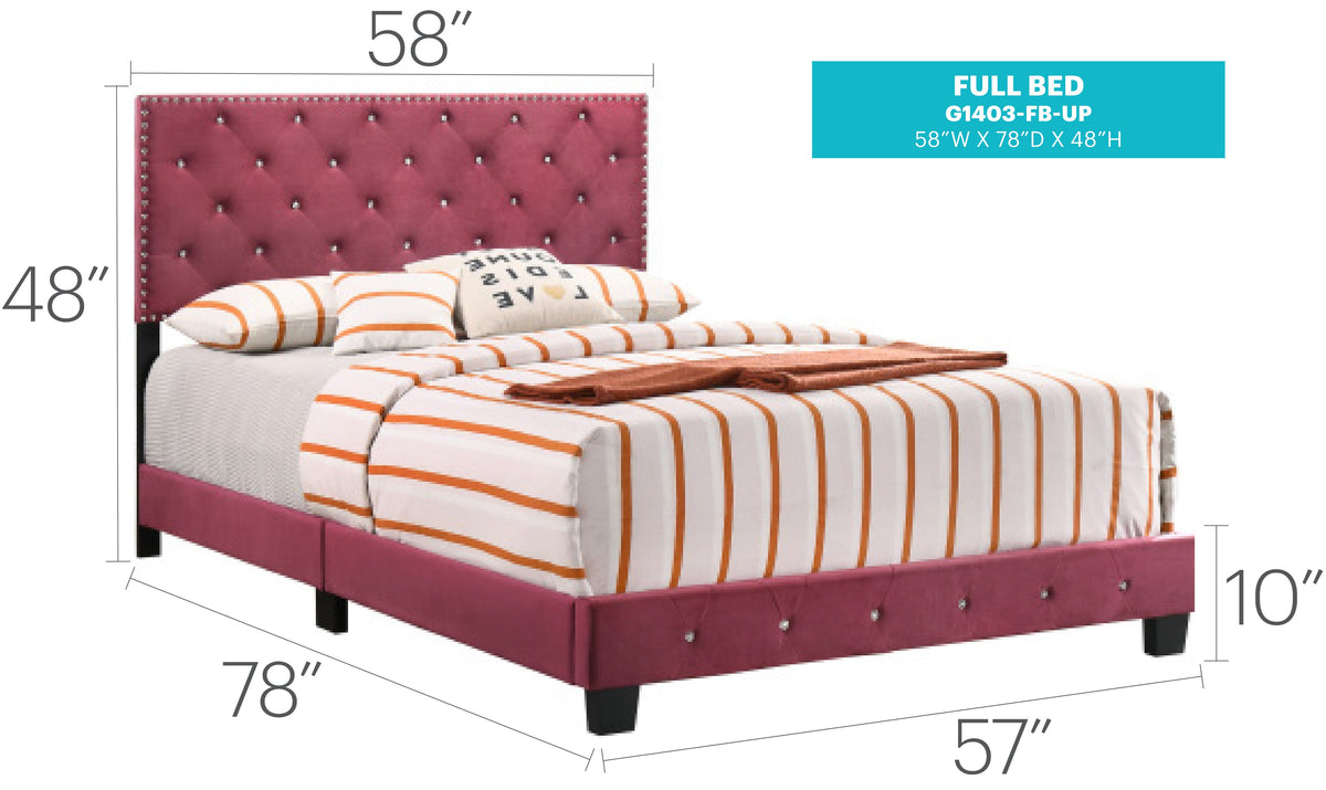 Charming Cherry Full Bed For Modern Spaces