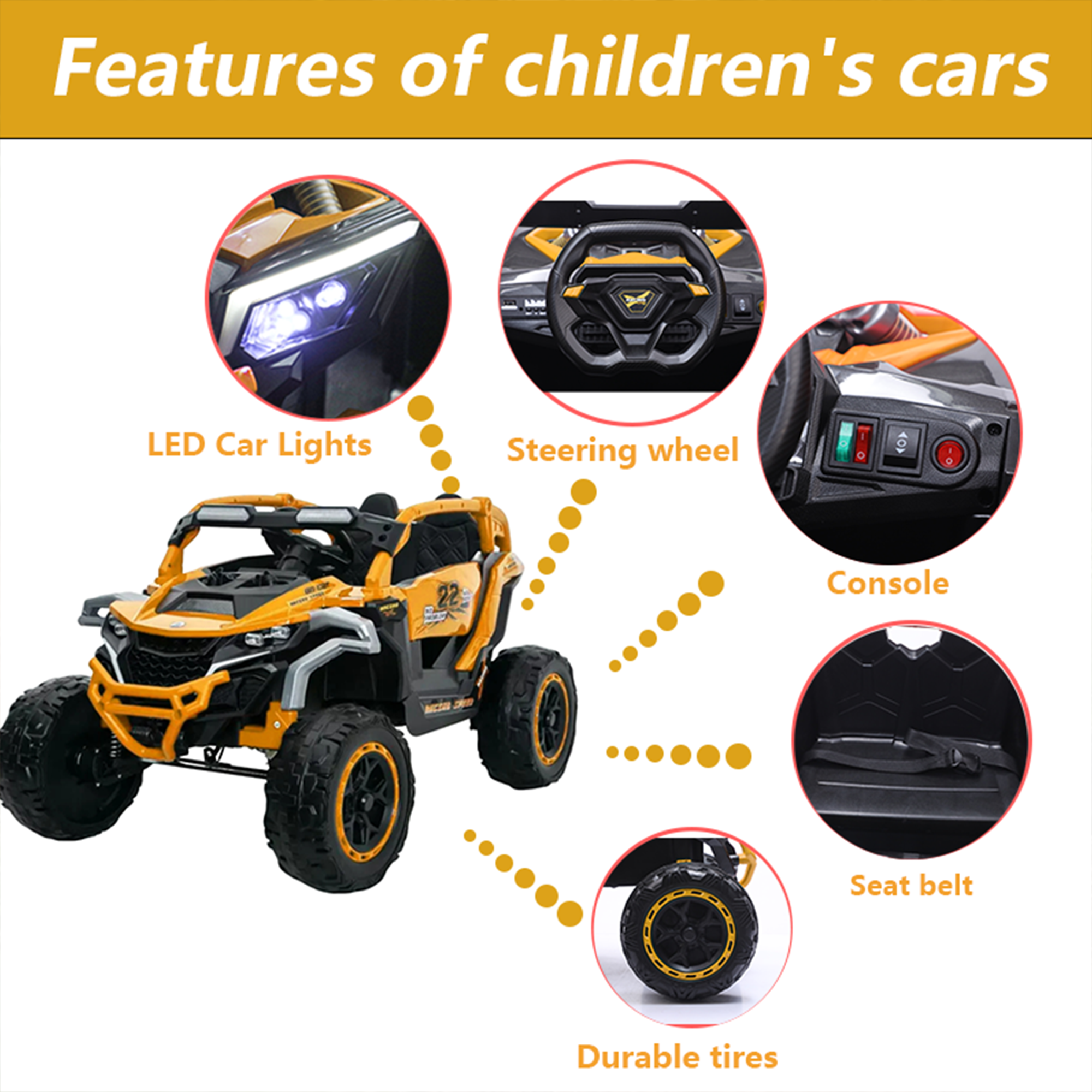 Ride On Models Truck Car 12V Kids Electric Vehicle