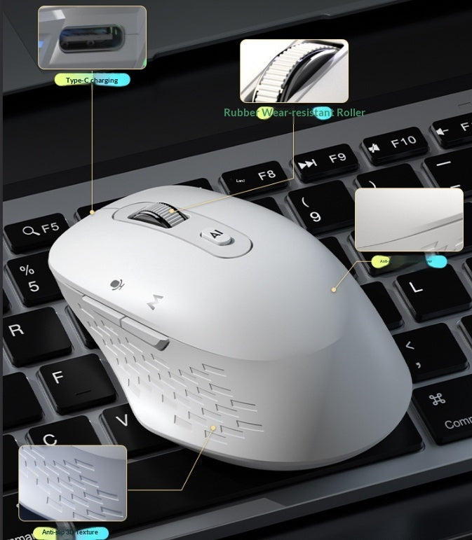 Smart Voice Mouse With Wireless Bluetooth And Charging
