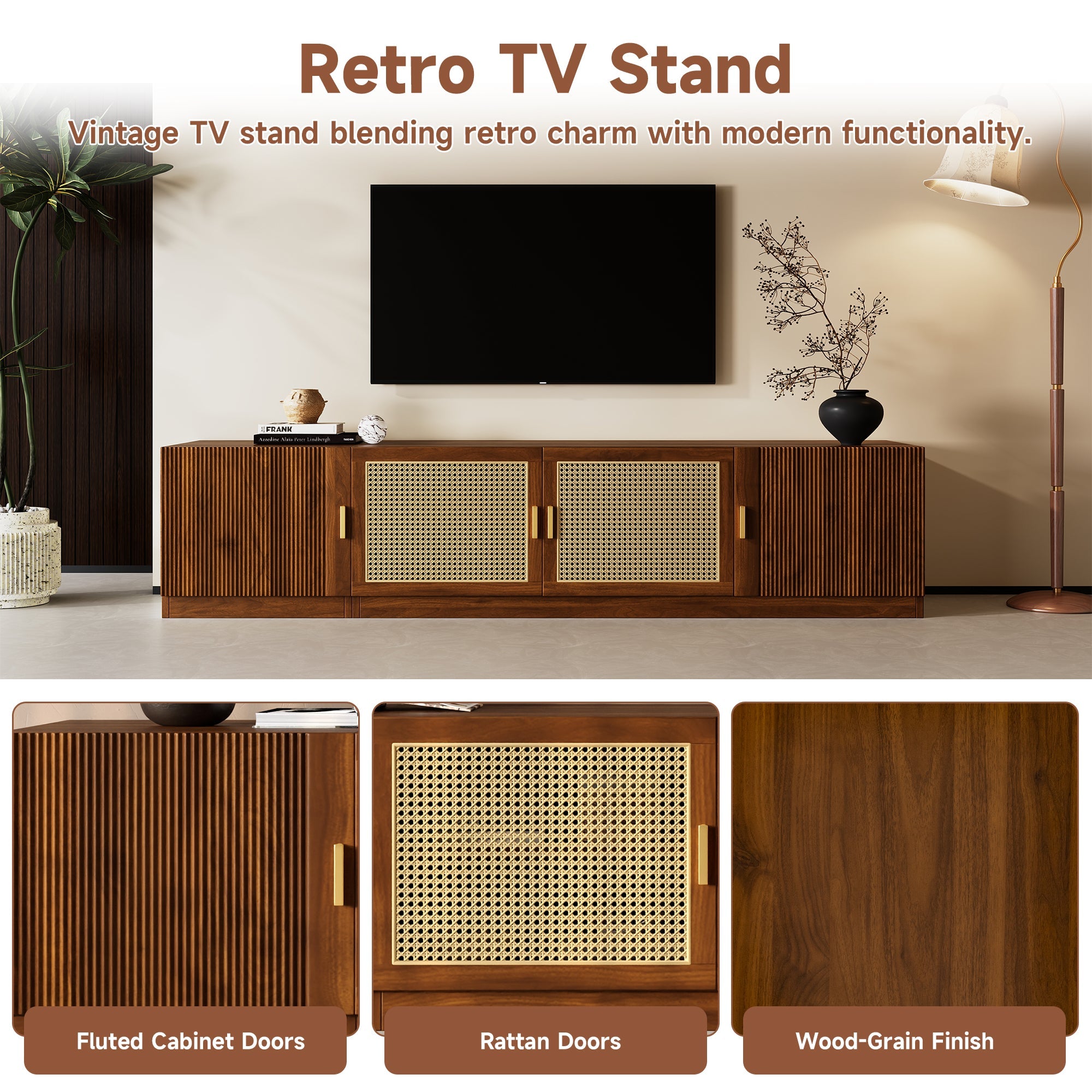 78" TV Stand for TVs Up to 85"
