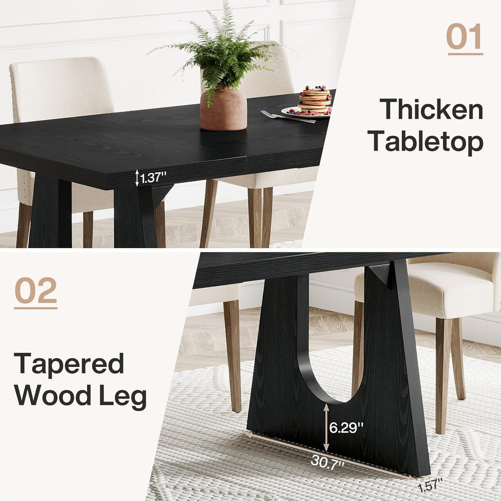 71" Farmhouse Dining Table