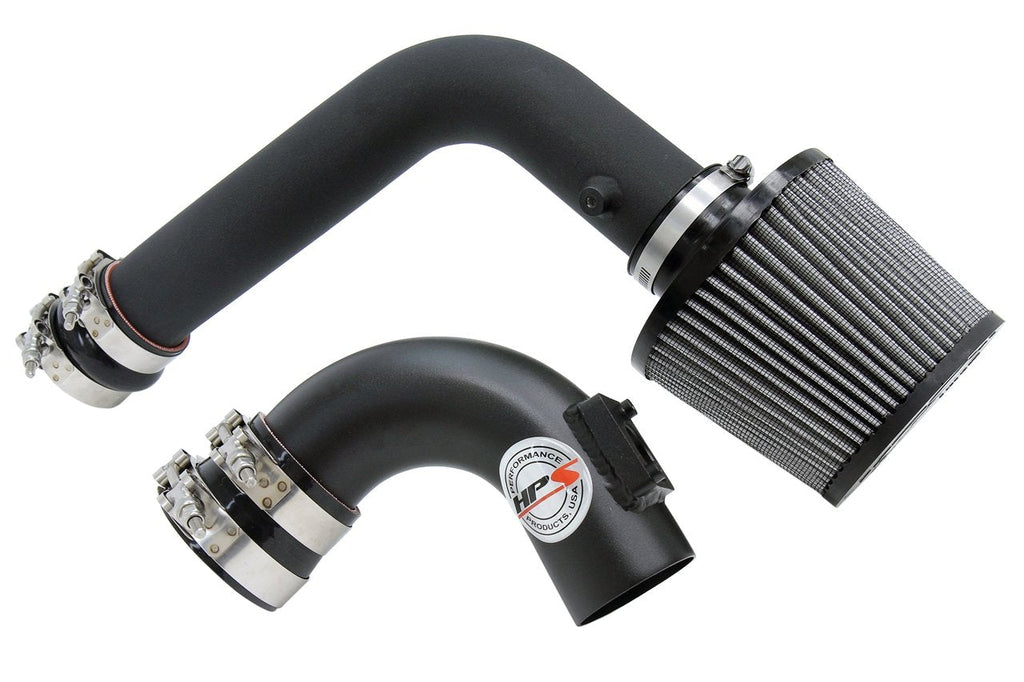 HPS Cold Air Intake Kit 2003-2009 Mazda Mazda3 2.0L 2.3L Non Turbo, Converts to Shortram, Black