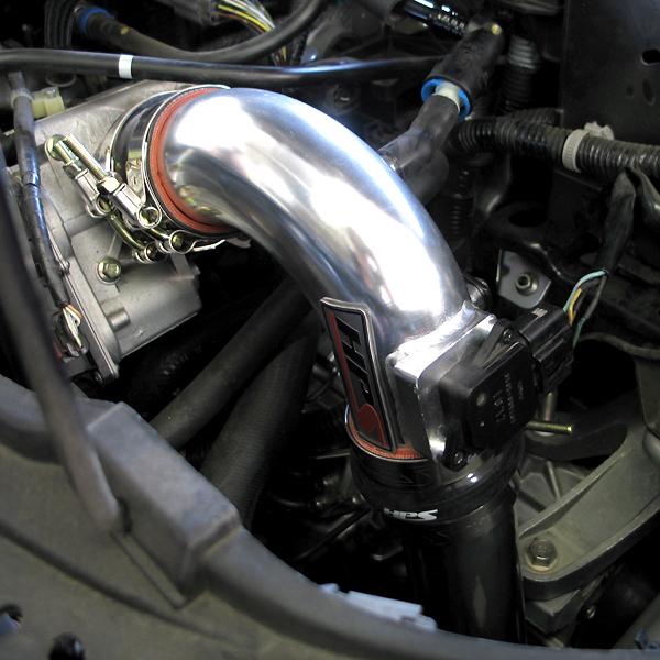 HPS Cold Air Intake Kit 2006-2007 Mazda Mazda5 2.3L Non Turbo, Converts to Shortram, Red