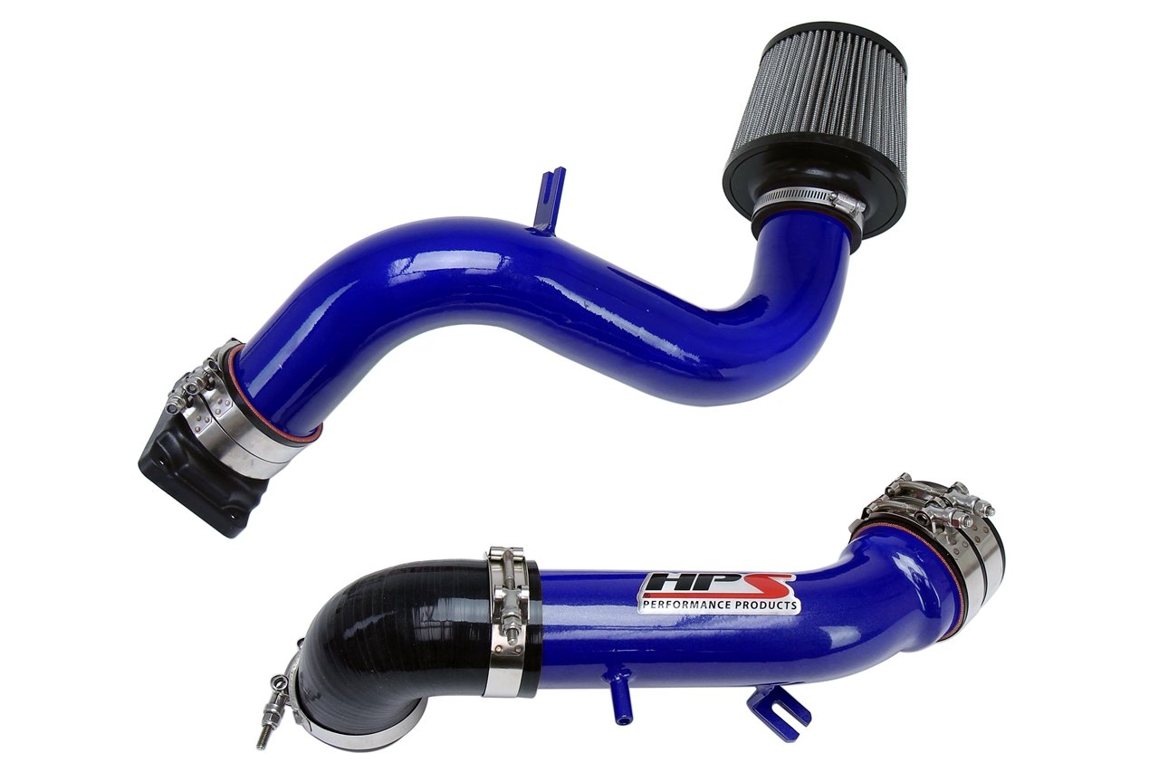 HPS Cold Air Intake Kit 2001-2003 Dodge Stratus R/T V6 3.0L, Converts to Shortram, Blue
