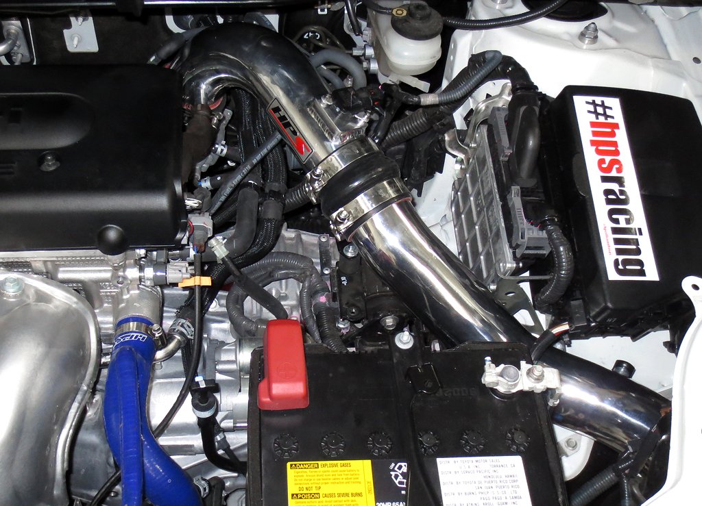 HPS Cold Air Intake Kit 2008-2015 Scion xB 2.4L, Converts to Shortram, Blue